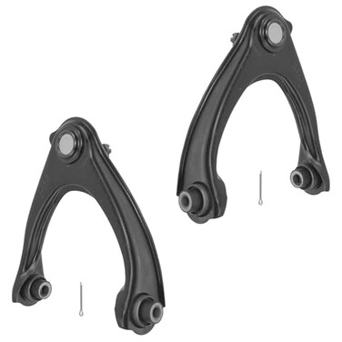 TRQ Front Upper Driver and Passenger Side Control Arm and Ball Joint Set 2