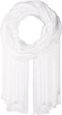 Calvin Klein Women's Pashmina Scarf, eggshell solid, One Size