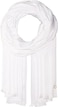 Calvin Klein Women's Pashmina Scarf, eggshell solid, One Size