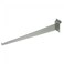 NAHANCO SW14KB; Shelf Bracket for Slatwall, Chrome, 14