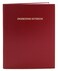 BookFactory Engineering Notebook ,Grid Format, Red, Hardbound, 96 Pages