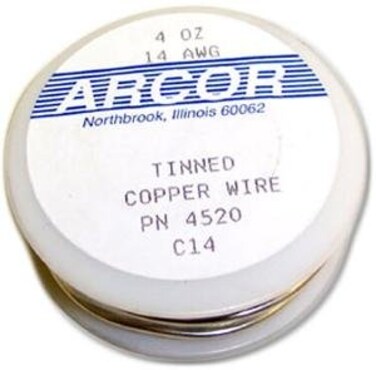 Delphi Glass 14 Ga Pre-Tinned Copper Wire - 4 Oz