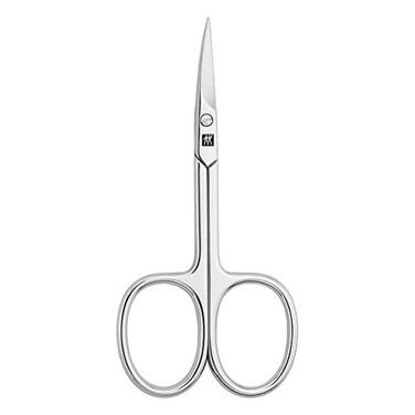 ZWILLING Cuticle Scissors ,precise cut for skin remnants, sharp pointed blade, hypoallergenic, Polished, Silver, 3.5 inch