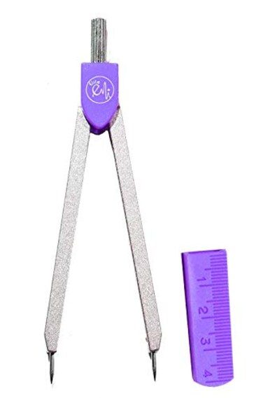 Elite Medical Instruments EMI Basix EKG ECG Caliper EKG-101-V, Violet