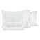Linen Market 3 Piece Sheet Set Patterned, Queen, Vine Aqua