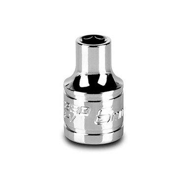 Capri Tools 6 mm Shallow Socket, 3/8-Inch Drive, 6-Point, Metric