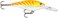 Rapala Shad Rap Crankbait, 2", Orange Tiger UV