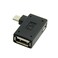 chenyang Micro USB OTG Power Adapter 2 in 1 Micro USB Male to USB 2.0 Female 90 Degree Right Angled Connector Adapter