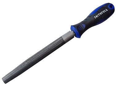 Faithfull FIHRSC6 Handled Half Round Second Cut Engineers Files