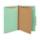 Staples Pressboard Classification Folder, Legal, 1 Partition, 20/Pk