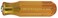 Xcelite 991 Screwdriver Handle For Interchangeable Blade, Amber, 13/16" Diameter, 4" Handle Length