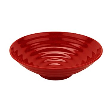 GET 1.5 qt Red Melamine Bowl