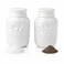 Comfify Mason Jar Salt and Pepper Shakers Set“ 3.5 oz White Ceramic