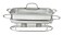 Cuisinart Classic Entertaining Collection 12-Inch, 5-Quart Stainless Rectangular Buffet Server, 7BSRT-31