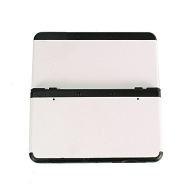 Ambertown for New 3DS 2015 Version Front Back Faceplate Plates UpperBack Battery Housing Shell Case Cover ,White