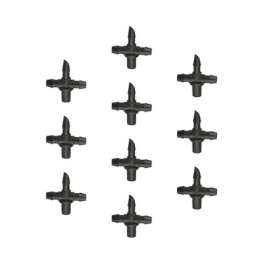 Rain Bird BT25/10PS Drip Elbow Fitting, 1/4", 10-Pack