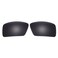 NicelyFit Polarized Replacement Lenses for Oakley Eyepatch 2 Sunglasses Glass Frame ,Black