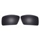 NicelyFit Polarized Replacement Lenses for Oakley Eyepatch 2 Sunglasses Glass Frame ,Black