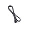 CableMod ModMesh Sleeved Right Angle SATA 3 Cable ,Carbon, 60cm