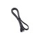 CableMod ModMesh Sleeved Right Angle SATA 3 Cable ,Carbon, 60cm