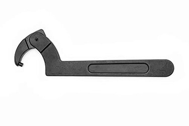 GEARWRENCH Adjustable Pin Black Oxide Spanner Wrench with 1/4" Pin, 2" to 4-3/4" - 81864