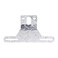 CZC AUTO Aluminum Trailer License Plate Light Bracket