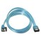 Link Depot SATA II Cable with 90-Degree Locking Connector ,Blue, 3 Feet