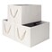 StorageWorks Fabric Storage Bins with Rope Handles, Beige, Extra Large