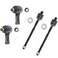TRQ Front Inner and Outer Tie Rod Set 4 Piece