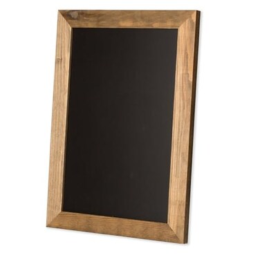 Ilyapa Framed Kitchen Chalkboard Sign, 12x16 Inch - Rustic Brown, Wall