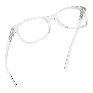 Readerest Blue Light Blocking Glasses&ldquo; Thin Reflective Lens, Anti-Glare Computer Eyeglasses, UV Protection, Eye Strain Relief ,Clear, 1.75 Magnification