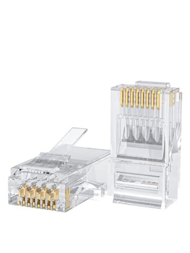 CableCreation Cat6 RJ45 Connectors,50-Pack Ethernet Cable Cat6 RJ45 Ends