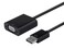 Monoprice DisplayPort 1.2a to VGA Active Adapter, Black