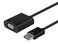 Monoprice DisplayPort 1.2a to VGA Active Adapter, Black