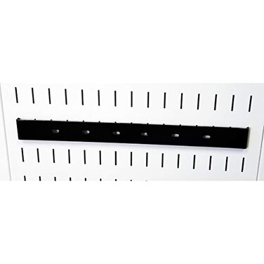 Wall Control 14in Accessory Hanger Tool Holder Bracket Pegboard Accessory Pegboard and Slotted Tool Board - Black