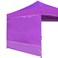ABCCANOPY Instant Canopy SunWall 10x10 FT No Frame or Top, Purple