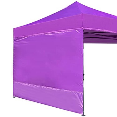 ABCCANOPY Instant Canopy SunWall 10x10 FT No Frame or Top, Purple