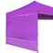 ABCCANOPY Instant Canopy SunWall 10x10 FT No Frame or Top, Purple