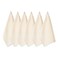 DII Basic Solid Dishtowel Collection Cotton Flat Woven, Small Set, 18x28, Natural, 6 Piece