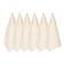 DII Basic Solid Dishtowel Collection Cotton Flat Woven, Small Set, 18x28, Natural, 6 Piece