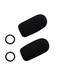 Crystal Mic Replacement aviation microphone windscreens for Bose, Lightspeed, David Clark, ,Two ,2Pack Standard Model