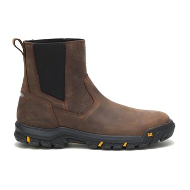 CAT Men's Wheelbase Construction Boot, Clay, 7 Wide