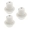 TWDRTDD Keyless E26 Medium Base Phenolic Socket,Industrial Retro US Standard Pendant Lamp Holder with Lampshade Collar Ring ,3, White
