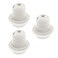 TWDRTDD Keyless E26 Medium Base Phenolic Socket,Industrial Retro US Standard Pendant Lamp Holder with Lampshade Collar Ring ,3, White