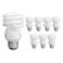 Xtricity Compact Fluorescent Light Bulbs T2 Spiral, E26 Base ,8 Pack