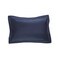FRESH IDEAS Poplin Tailored 2-Pack Pillow Sham, King, Navy