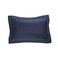 FRESH IDEAS Poplin Tailored 2-Pack Pillow Sham, King, Navy