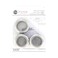 Dritz Curtain Grommets 8 Pack Pewter 1 - 9/16''