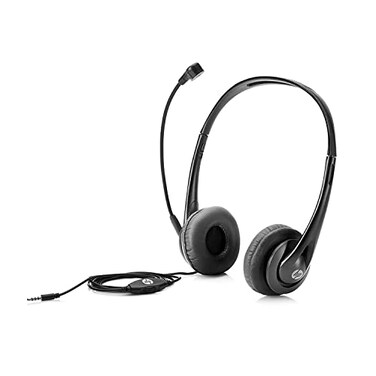 HP Wired Mic Headset w/Microphone for PC ,3.5mm Stereo Connector