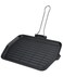 Ilsa V174 Dietella Cast Iron 9-Inch x 14.5-Inch Rectangular Grill, Black